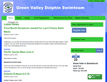 Tablet Screenshot of gvdolphins.org